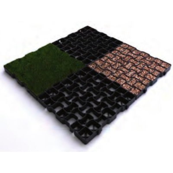 Justrite CheckersÂ GeoGrid Light Duty Cellular Paving System, 19.5" Square,  GEO-2.4